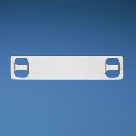 Panduit Marker Plate, 304 SS, 4 Hole, 3.5" x .75" x, MMP350H-M, PK 1000 MMP350H-M